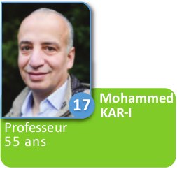 17 - Mohammed Kar-I, professeur, 55 ans